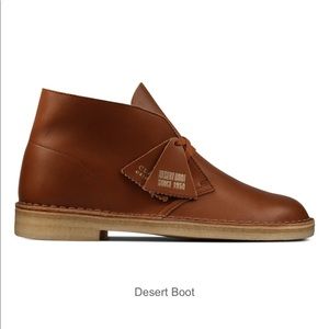 Clarks Desert Boot, Men’s 11.5, Brown Leather, Great condition!